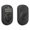 Schlage Door Keypad Lock Plymouth Matte Single Cylinder Electronic Lighted Deadbolt Black 2 Schlage Door Keypad Lock Plymouth Matte Single Cylinder Electronic Lighted Deadbolt Black -Schlage Trade 14846900
