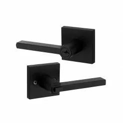 Halifax Door Kwikset Handle Smartkey Universal Entry Signature Keyed Matte Black