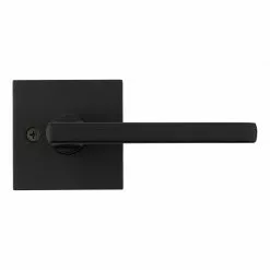Halifax Door Kwikset Handle Dummy Universal Signature Matte Black -Schlage Trade 14963489