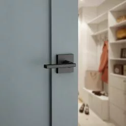 Halifax Door Kwikset Handle Dummy Universal Signature Matte Black -Schlage Trade 14963490 scaled