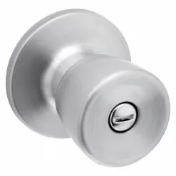 Gallo Reliabilt Door Knob Stainless Steel Privacy No Deadbolt