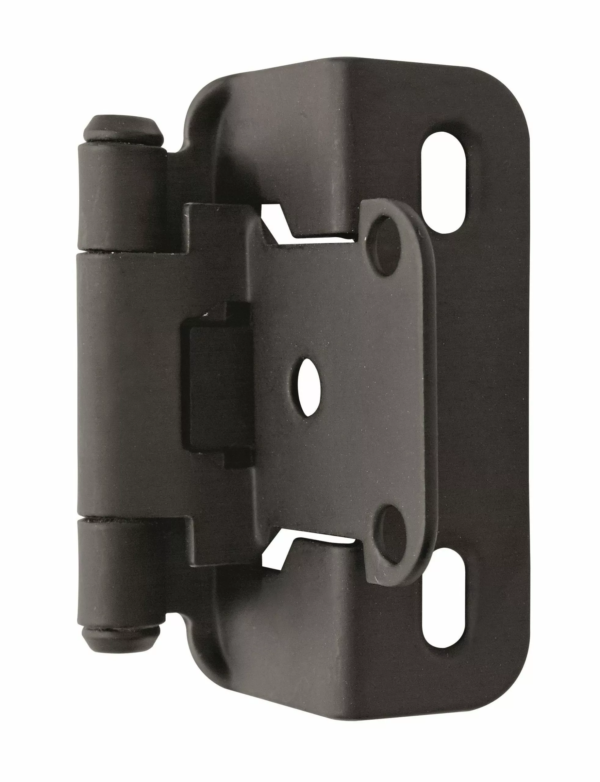 Amerock Cabinet Hinge Cabinet Hinge 1/2-In 2-Pack Flat Overlay Self-Closing Black 5 Amerock Cabinet Hinge Cabinet Hinge 1/2-In 2-Pack Flat Overlay Self-Closing Black - Image 3