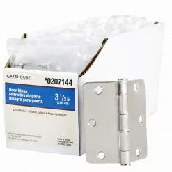 Door Hinge Satin Nickel 5/8-In 3-1/2-In Radiu Mortise Gatehouse -Schlage Trade 15547552 scaled