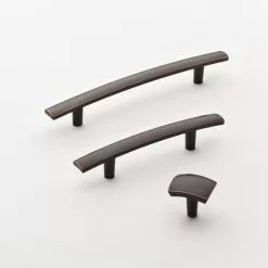 Brainerd Drawer Pull Bar Caroline Copper Bronze 5-1/16-In Center To Center Arch Highlight 15 Brainerd Drawer Pull Bar Caroline Copper Bronze 5-1/16-In Center To Center Arch Highlight -Schlage Trade 15602888