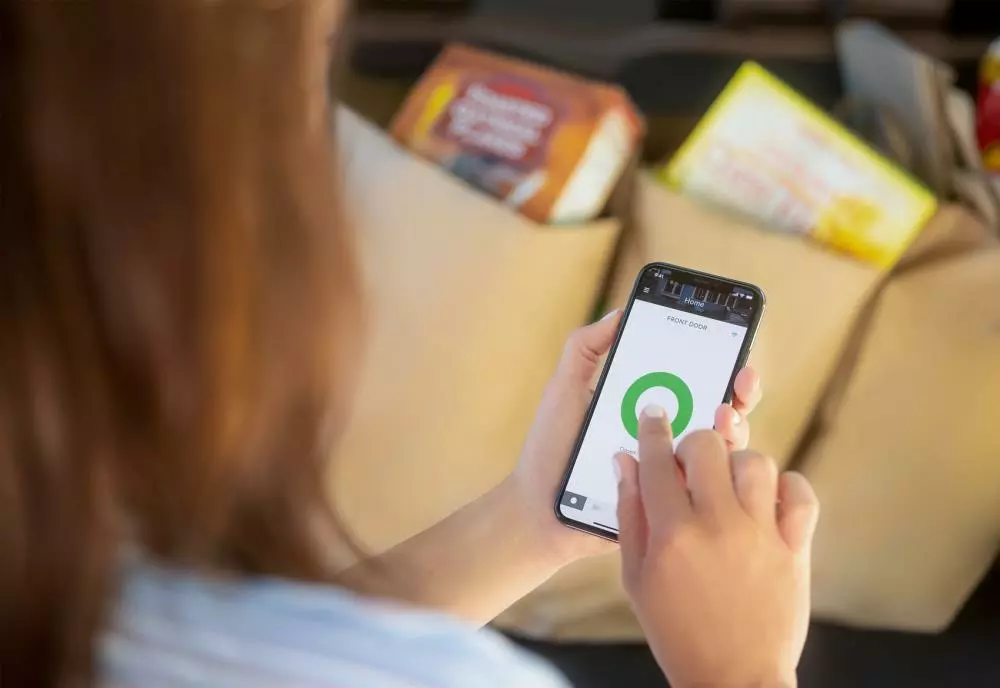 Door Lock Wi-Fi Bluetooth 4Th Generation Electronic No Keypad Enabled Deadbolt August Matte Black 5 Door Lock Wi-Fi Bluetooth 4Th Generation Electronic No Keypad Enabled Deadbolt August Matte Black - Image 3