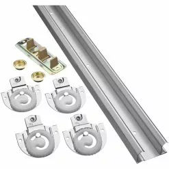 Kit Closet Door Track Hardware 48-In 1-Piece Bi-Pas Sliding Door National -Schlage Trade 15834566