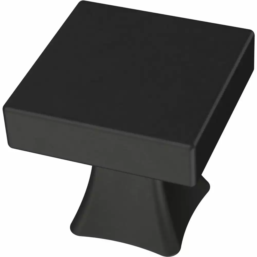 Brainerd Cabinet Knob 1-In Square Casual Matte Black 3 Brainerd Cabinet Knob 1-In Square Casual Matte Black