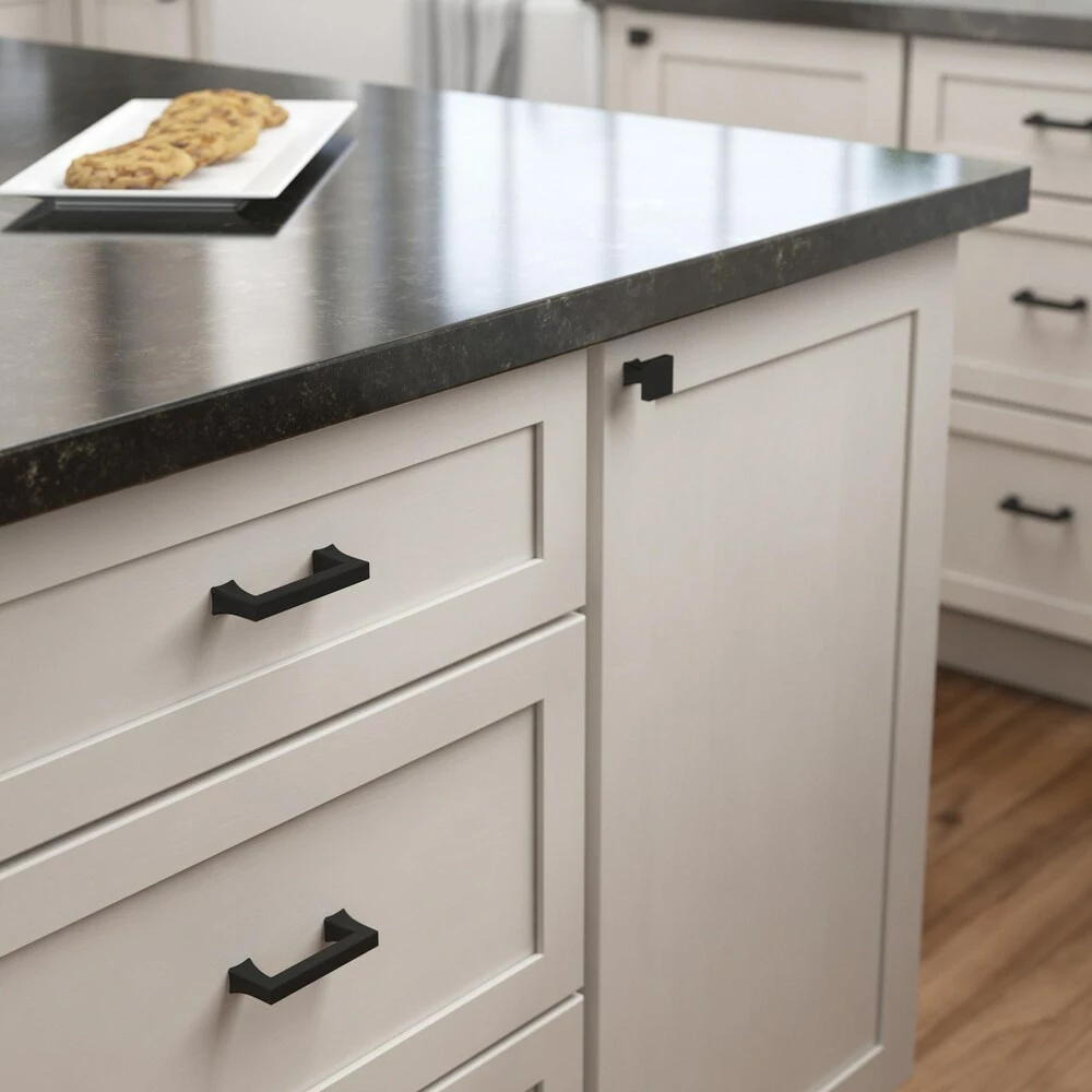 Brainerd Cabinet Knob 1-In Square Casual Matte Black 4 Brainerd Cabinet Knob 1-In Square Casual Matte Black - Image 2