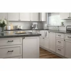 Brainerd Cabinet Knob 1-In Square Casual Matte Black 12 Brainerd Cabinet Knob 1-In Square Casual Matte Black -Schlage Trade 16132828