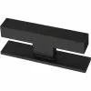Brainerd Cabinet Knob Column 3.1654-In Rectangular Modern Matte Black 2 Brainerd Cabinet Knob Column 3.1654-In Rectangular Modern Matte Black -Schlage Trade 16133407