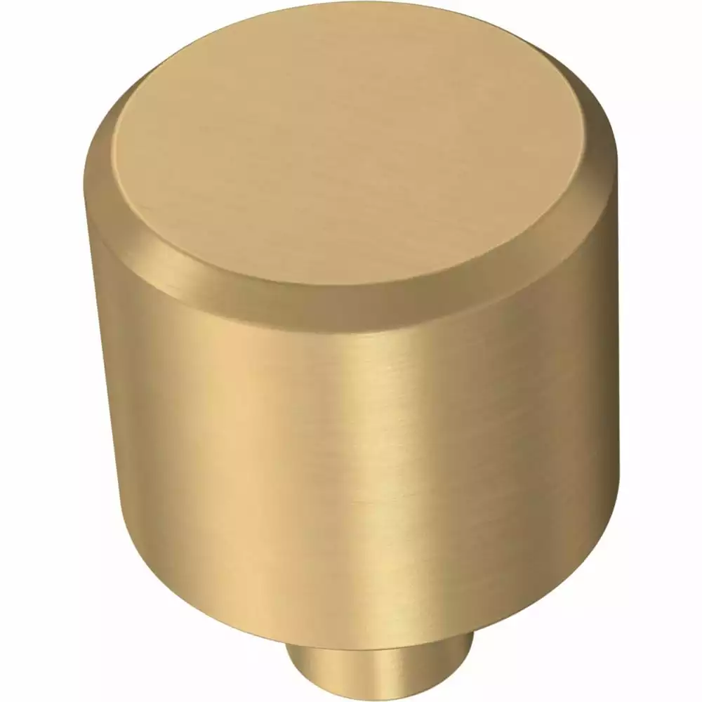 Brainerd Cabinet Knob Bar Bras 1-In Bar Brushed 4 Brainerd Cabinet Knob Bar Bras 1-In Bar Brushed - Image 2