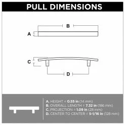 Brainerd Drawer Pull Bar Caroline Copper Bronze 5-1/16-In Center To Center Arch Highlight 16 Brainerd Drawer Pull Bar Caroline Copper Bronze 5-1/16-In Center To Center Arch Highlight -Schlage Trade 16209471