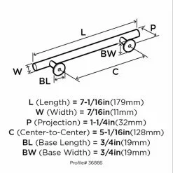 Amerock Champagne Drawer Pull Bar Radiu Bronze 5-1/16-In Center To Center Cylindrical 13 Amerock Champagne Drawer Pull Bar Radiu Bronze 5-1/16-In Center To Center Cylindrical -Schlage Trade 16225409