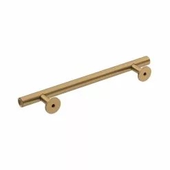 Amerock Champagne Drawer Pull Bar Radiu Bronze 5-1/16-In Center To Center Cylindrical 16 Amerock Champagne Drawer Pull Bar Radiu Bronze 5-1/16-In Center To Center Cylindrical -Schlage Trade 16225508