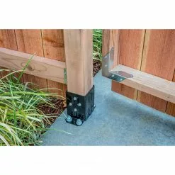 Simpson Cap Base Hardware Powder-Coated Concrete Wood X 4-In (Retrofit) Common Strong-Tie -Schlage Trade 16505159