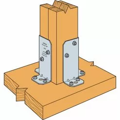 Simpson Concrete Cap Base Hardware Zmax Wood 4-In X 2-In (Retrofit) Common Strong-Tie -Schlage Trade 16610216