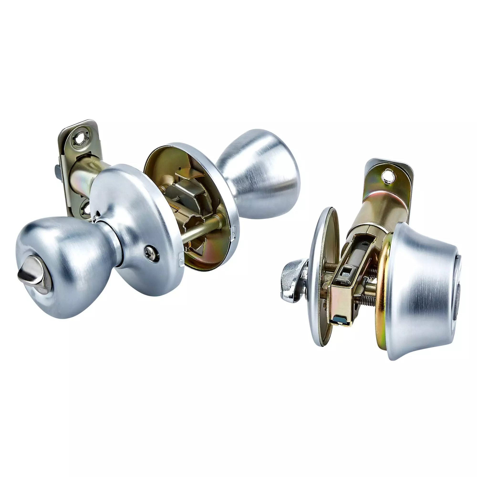 Tylo Pack Door Knob Kwikset Chrome Satin Combo Keyed Entry Single Deadbolt 5 Tylo Pack Door Knob Kwikset Chrome Satin Combo Keyed Entry Single Deadbolt - Image 3