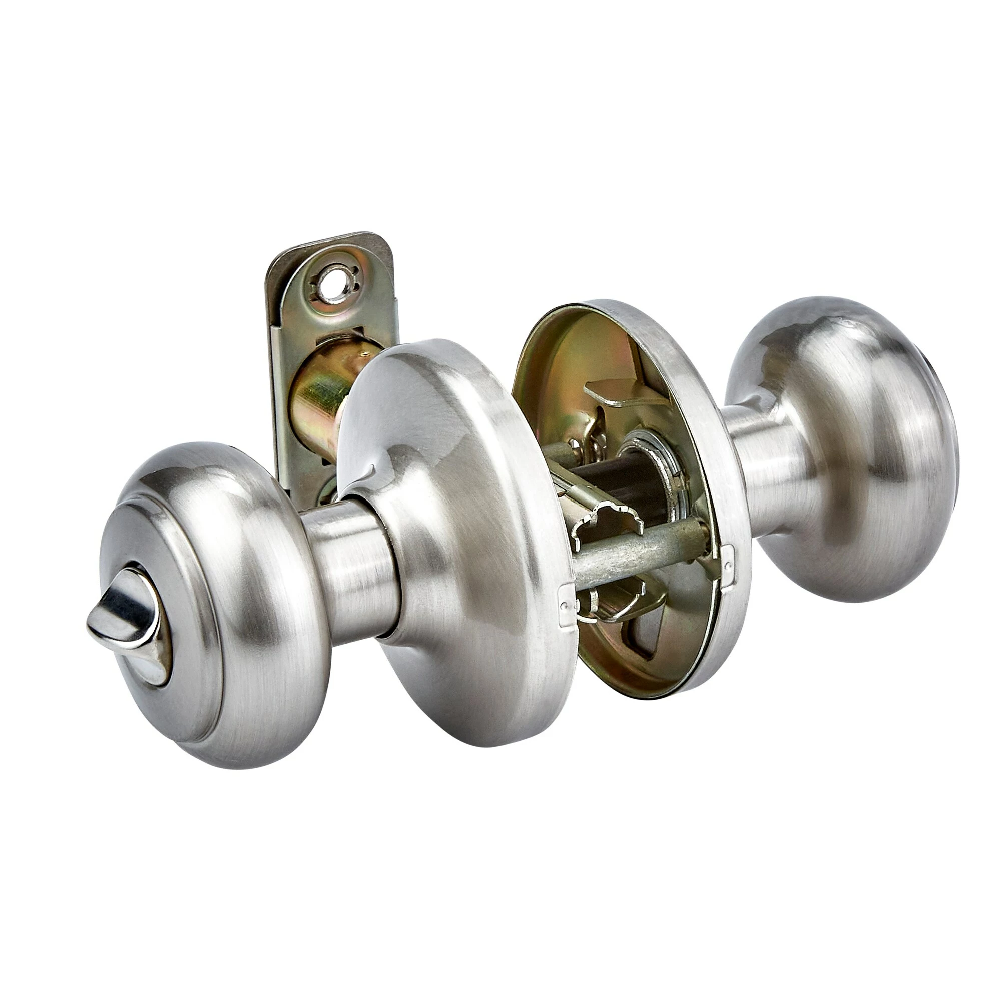 Door Cove Kwikset Knob Nickel Satin Security Privacy 6 Door Cove Kwikset Knob Nickel Satin Security Privacy - Image 4