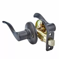 Door Kwikset Handle Balboa Bronze Universal Security Passage Venetian -Schlage Trade 16646893