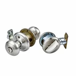 Pack Door Knob Schlage Fb50 Nickel Satin Combo Keyed Entry Single Deadbolt Georgian -Schlage Trade 16651057