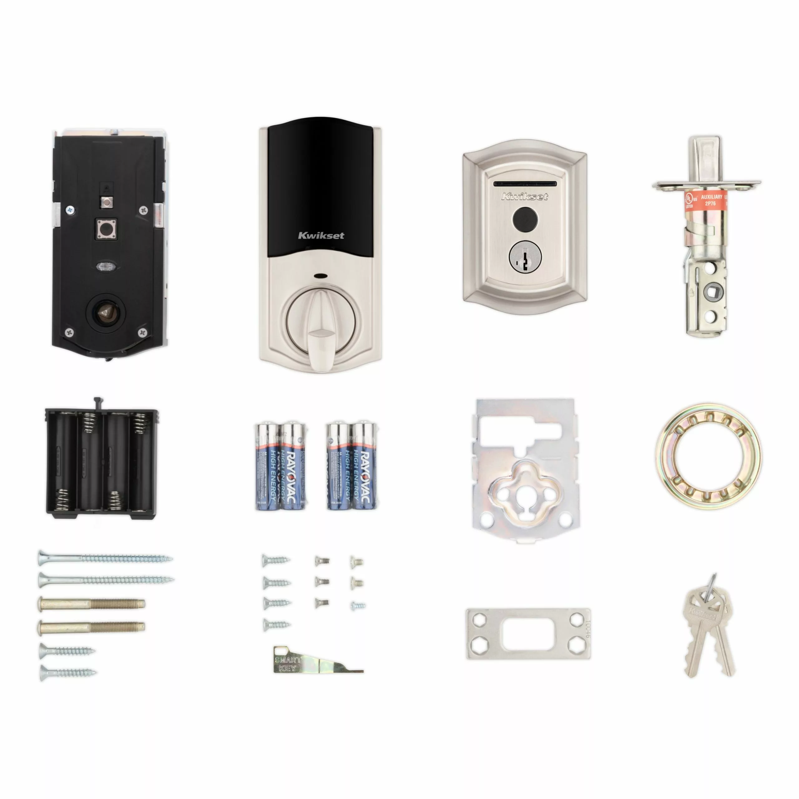 Door Kwikset Lock Wi-Fi Nickel Satin Touch Enabled Electronic Biometric No Keypad Fingerprint Touchscreen Deadbolt Halo Single Cylinder 7 Door Kwikset Lock Wi-Fi Nickel Satin Touch Enabled Electronic Biometric No Keypad Fingerprint Touchscreen Deadbolt Halo Single Cylinder - Image 5
