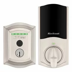 Door Kwikset Lock Wi-Fi Nickel Satin Touch Enabled Electronic Biometric No Keypad Fingerprint Touchscreen Deadbolt Halo Single Cylinder 26 Door Kwikset Lock Wi-Fi Nickel Satin Touch Enabled Electronic Biometric No Keypad Fingerprint Touchscreen Deadbolt Halo Single Cylinder -Schlage Trade 16651623