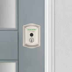 Door Kwikset Lock Wi-Fi Nickel Satin Touch Enabled Electronic Biometric No Keypad Fingerprint Touchscreen Deadbolt Halo Single Cylinder 24 Door Kwikset Lock Wi-Fi Nickel Satin Touch Enabled Electronic Biometric No Keypad Fingerprint Touchscreen Deadbolt Halo Single Cylinder -Schlage Trade 16651624 scaled