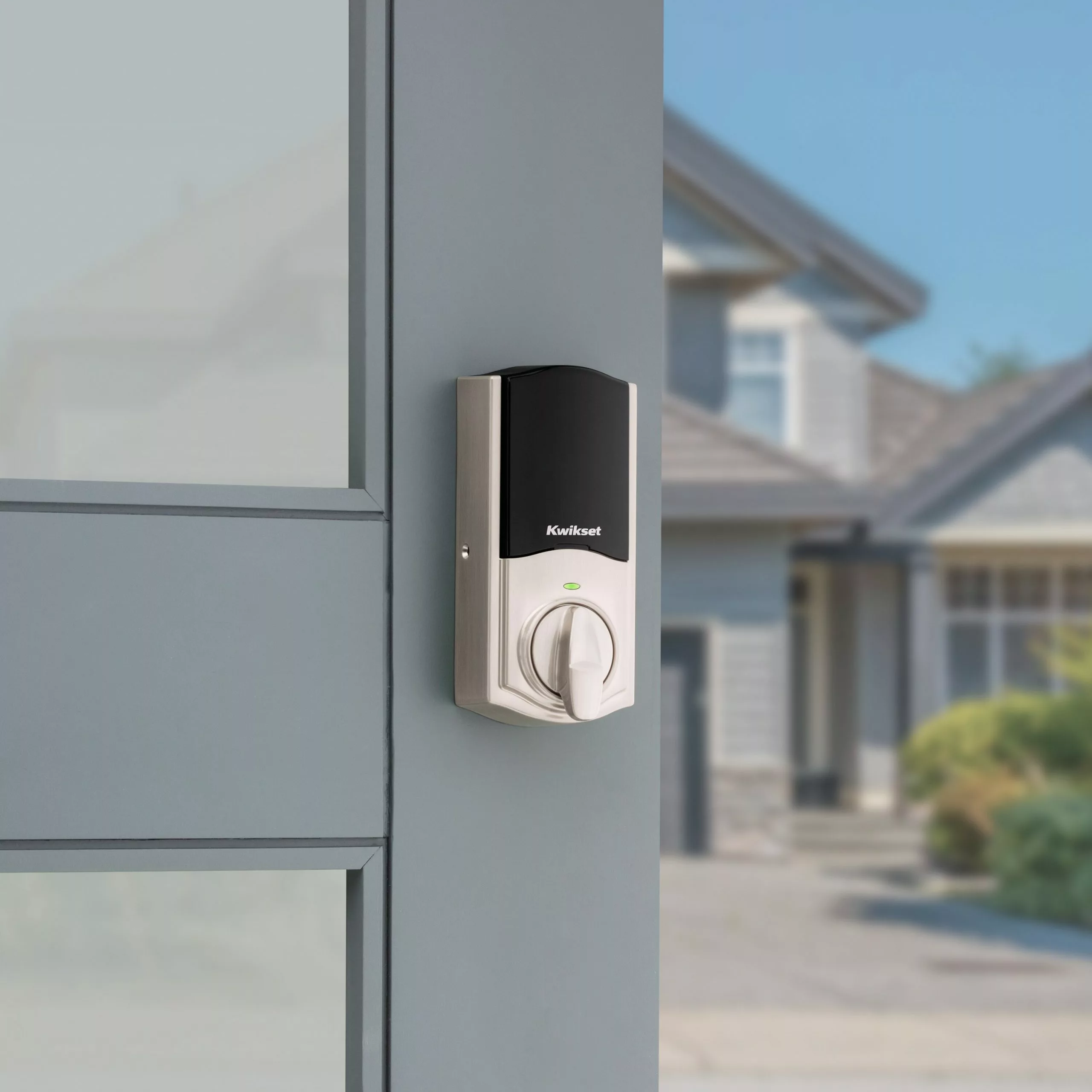 Door Kwikset Lock Wi-Fi Nickel Satin Touch Enabled Electronic Biometric No Keypad Fingerprint Touchscreen Deadbolt Halo Single Cylinder 17 Door Kwikset Lock Wi-Fi Nickel Satin Touch Enabled Electronic Biometric No Keypad Fingerprint Touchscreen Deadbolt Halo Single Cylinder - Image 15