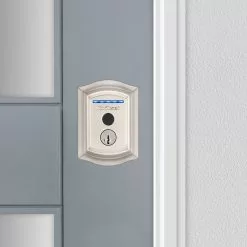 Door Kwikset Lock Wi-Fi Nickel Satin Touch Enabled Electronic Biometric No Keypad Fingerprint Touchscreen Deadbolt Halo Single Cylinder 36 Door Kwikset Lock Wi-Fi Nickel Satin Touch Enabled Electronic Biometric No Keypad Fingerprint Touchscreen Deadbolt Halo Single Cylinder -Schlage Trade 16651627 scaled