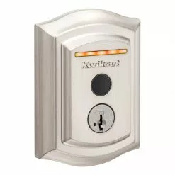 Door Kwikset Lock Wi-Fi Nickel Satin Touch Enabled Electronic Biometric No Keypad Fingerprint Touchscreen Deadbolt Halo Single Cylinder 29 Door Kwikset Lock Wi-Fi Nickel Satin Touch Enabled Electronic Biometric No Keypad Fingerprint Touchscreen Deadbolt Halo Single Cylinder -Schlage Trade 16651630
