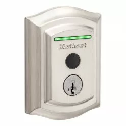 Door Kwikset Lock Wi-Fi Nickel Satin Touch Enabled Electronic Biometric No Keypad Fingerprint Touchscreen Deadbolt Halo Single Cylinder 28 Door Kwikset Lock Wi-Fi Nickel Satin Touch Enabled Electronic Biometric No Keypad Fingerprint Touchscreen Deadbolt Halo Single Cylinder -Schlage Trade 16651631