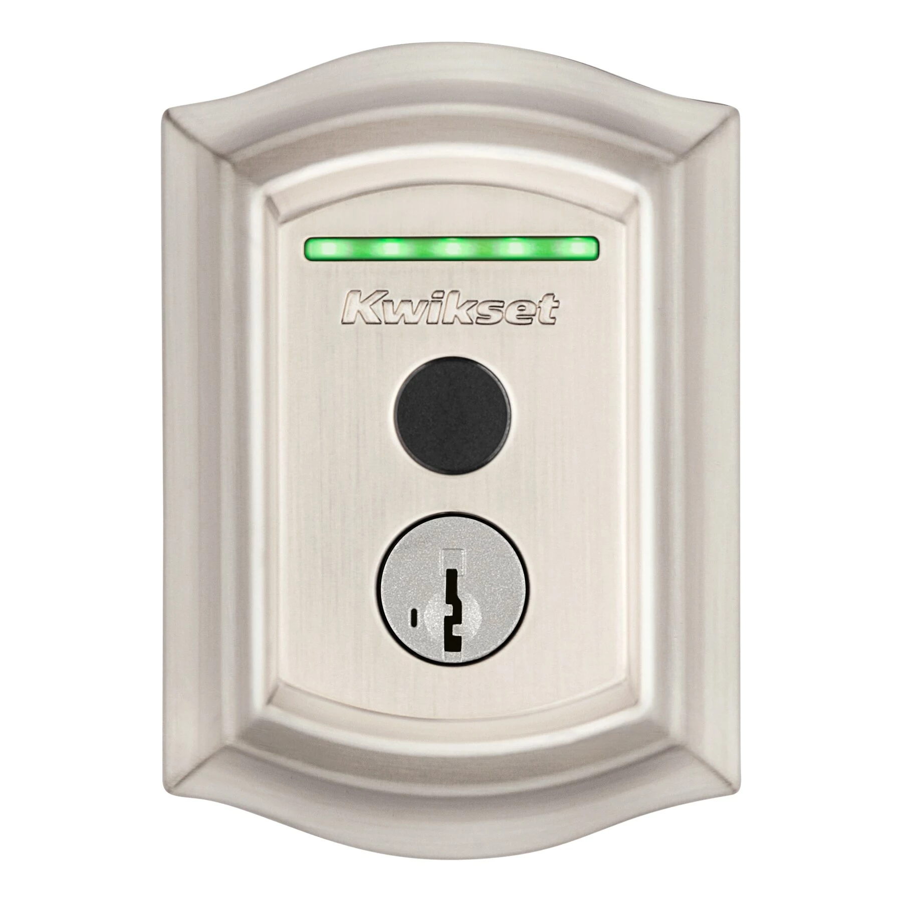 Door Kwikset Lock Wi-Fi Nickel Satin Touch Enabled Electronic Biometric No Keypad Fingerprint Touchscreen Deadbolt Halo Single Cylinder 13 Door Kwikset Lock Wi-Fi Nickel Satin Touch Enabled Electronic Biometric No Keypad Fingerprint Touchscreen Deadbolt Halo Single Cylinder - Image 11