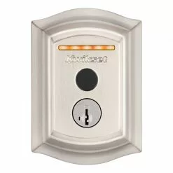 Door Kwikset Lock Wi-Fi Nickel Satin Touch Enabled Electronic Biometric No Keypad Fingerprint Touchscreen Deadbolt Halo Single Cylinder 32 Door Kwikset Lock Wi-Fi Nickel Satin Touch Enabled Electronic Biometric No Keypad Fingerprint Touchscreen Deadbolt Halo Single Cylinder -Schlage Trade 16651635