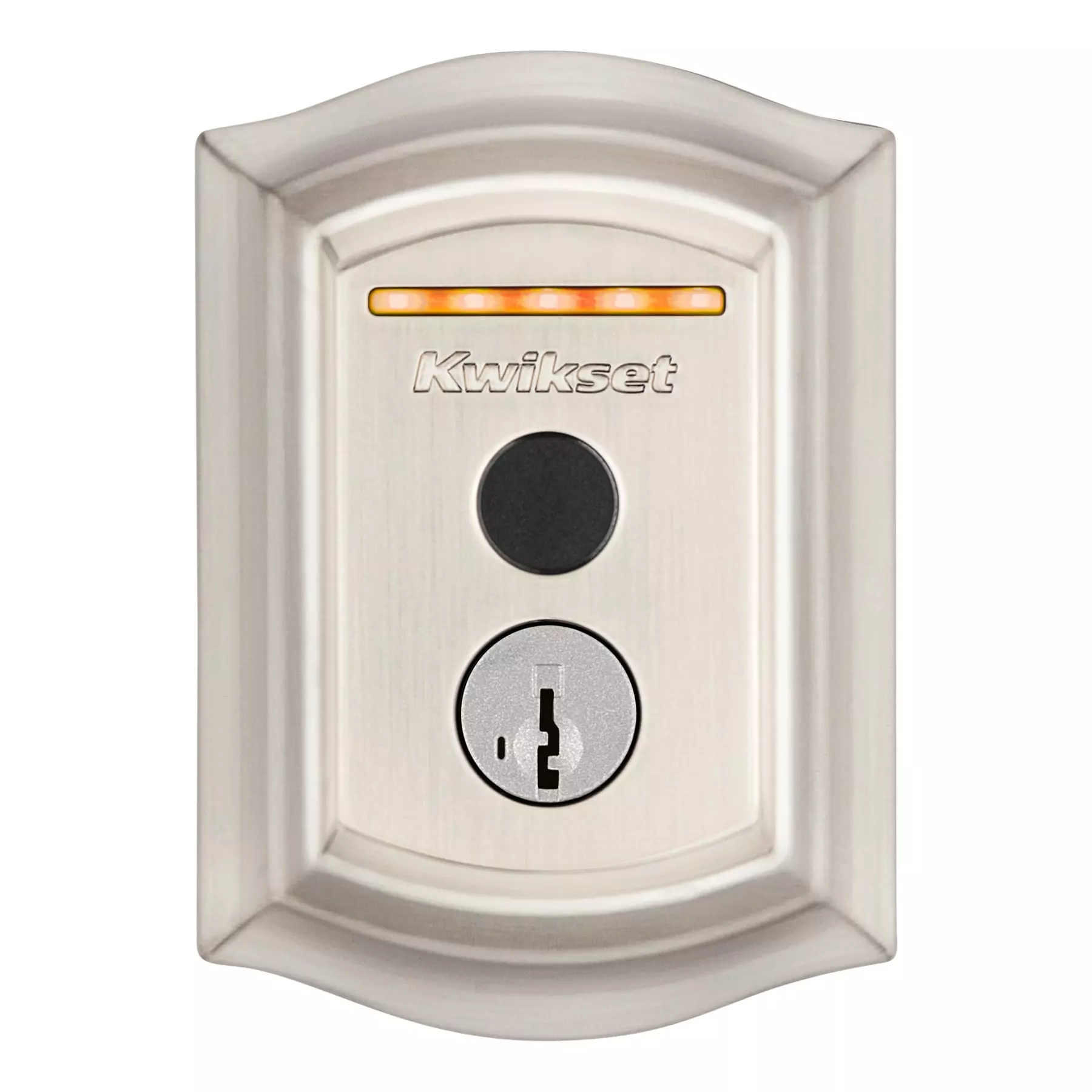 Door Kwikset Lock Wi-Fi Nickel Satin Touch Enabled Electronic Biometric No Keypad Fingerprint Touchscreen Deadbolt Halo Single Cylinder 14 Door Kwikset Lock Wi-Fi Nickel Satin Touch Enabled Electronic Biometric No Keypad Fingerprint Touchscreen Deadbolt Halo Single Cylinder - Image 12