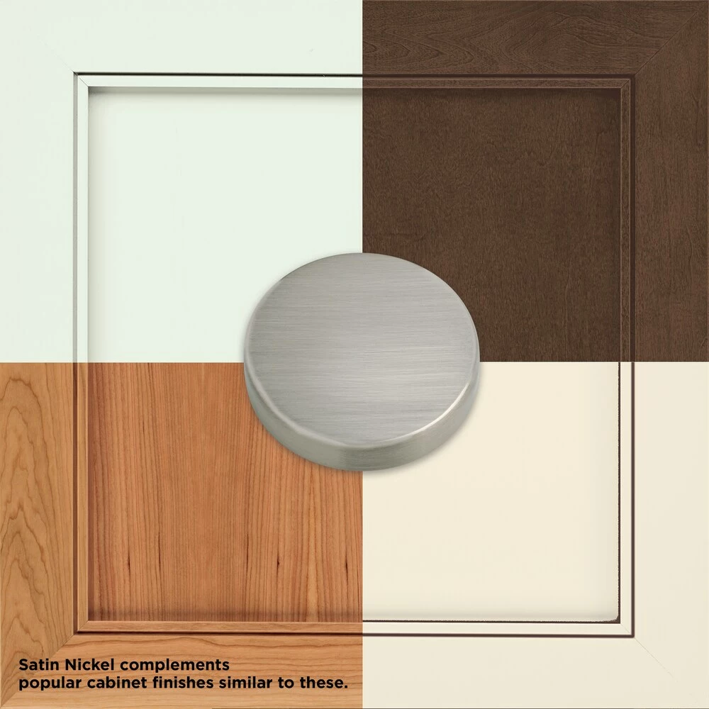 Brainerd Cabinet Knob Satin Nickel 0.9843-In (10-Pack) Round 5 Brainerd Cabinet Knob Satin Nickel 0.9843-In (10-Pack) Round - Image 3