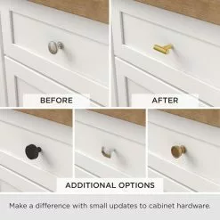 Brainerd Cabinet Knob Bar Bras 1-In Bar Brushed 16 Brainerd Cabinet Knob Bar Bras 1-In Bar Brushed -Schlage Trade 16713728