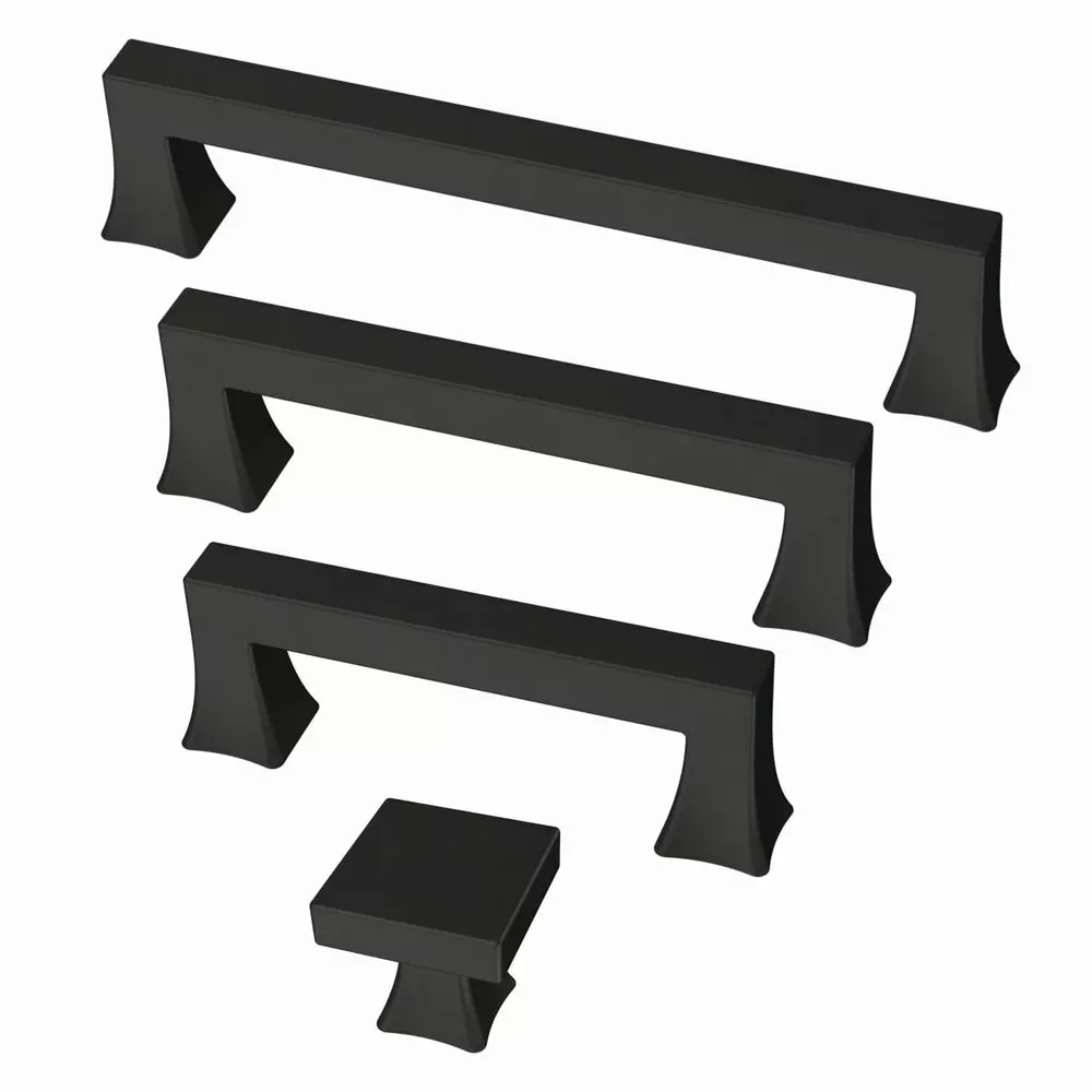 Brainerd Cabinet Knob 1-In Square Casual Matte Black 7 Brainerd Cabinet Knob 1-In Square Casual Matte Black - Image 5