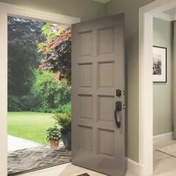 Door Schlage Handleset Greenwich Matte Entry Broadway Black 9 Door Schlage Handleset Greenwich Matte Entry Broadway Black -Schlage Trade 16725382 scaled