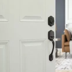 Belleview Door Smartkey Kwikset Handleset Bronze Keyed Entry Security Deadbolt Venetian Single-Cylinder -Schlage Trade 16773399 scaled