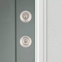 Cameron Pack Door Knob Combo Kwikset Smartkey Nickel Satin Signature Keyed Entry Single Deadbolt -Schlage Trade 16778701 scaled