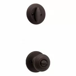 Pack Door Cove Kwikset Knob Bronze Combo Keyed Entry Security Single Deadbolt Venetian -Schlage Trade 16778709