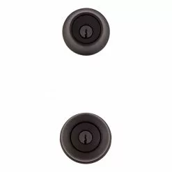 Pack Door Cove Kwikset Knob Bronze Combo Keyed Entry Security Single Deadbolt Venetian -Schlage Trade 16778710