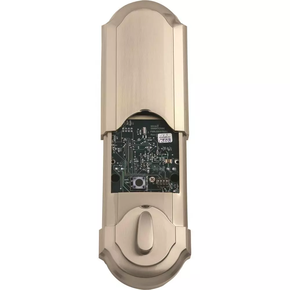 Door Keypad Kwikset Lock 909 Nickel Satin Electronic Smartcode Lighted Deadbolt Single Cylinder 14 Door Keypad Kwikset Lock 909 Nickel Satin Electronic Smartcode Lighted Deadbolt Single Cylinder - Image 12