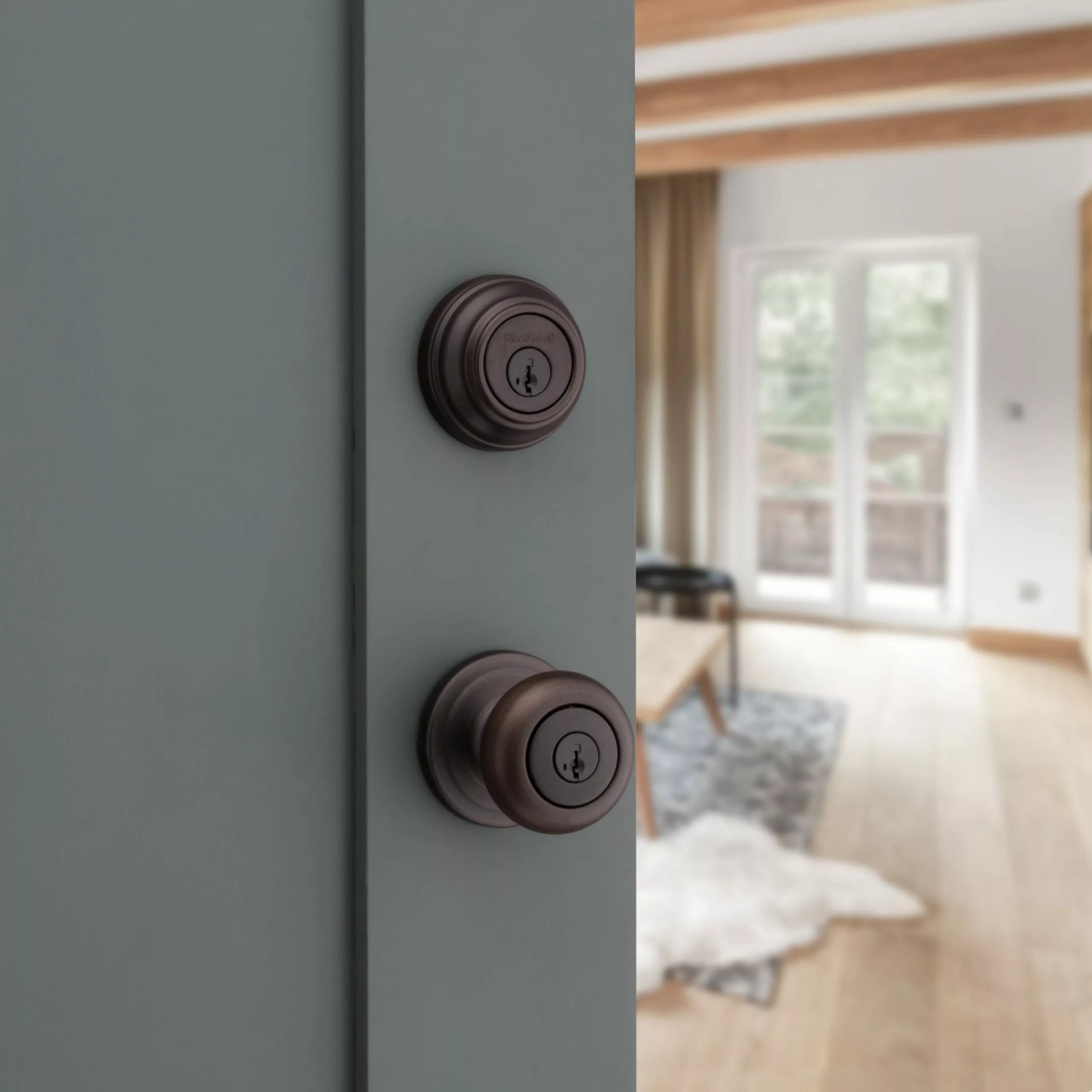 Juno Pack Door Knob Combo Kwikset Smartkey Bronze Signature Keyed Entry Single Deadbolt Venetian 10 Juno Pack Door Knob Combo Kwikset Smartkey Bronze Signature Keyed Entry Single Deadbolt Venetian - Image 8
