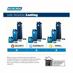 Deadbolt Schlage Bronze Single Cylinder Aged 18 Deadbolt Schlage Bronze Single Cylinder Aged -Schlage Trade 16799220