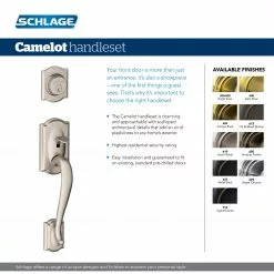 Door Schlage Accent Handleset Bronze Keyed Entry Single-Cylinder Deadbolt Aged 16 Door Schlage Accent Handleset Bronze Keyed Entry Single-Cylinder Deadbolt Aged -Schlage Trade 16803828 scaled