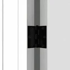 Door Hinge 3-1/2-In Mortise Gatehouse Square Black -Schlage Trade 16819125
