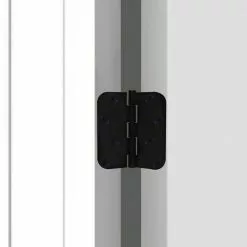 Door Hinge 5/8-In Radiu 4-In Mortise Gatehouse Black -Schlage Trade 16819146