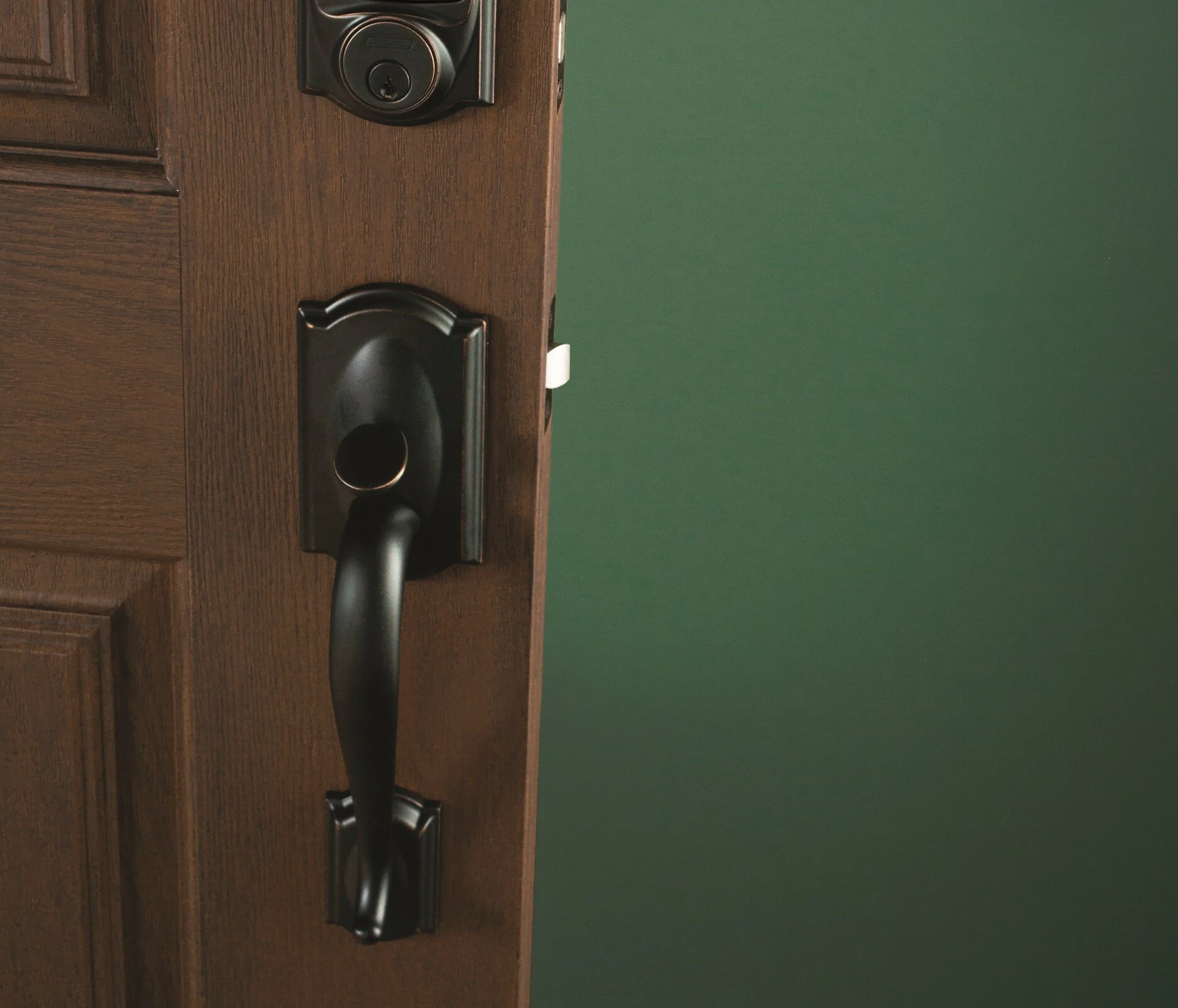 Door Handleset Schlage Camelot Aged Bronze Entry 7 Door Handleset Schlage Camelot Aged Bronze Entry - Image 5