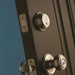 Pack Door Knob Schlage Fb50 Nickel Satin Combo Keyed Entry Single Deadbolt Georgian -Schlage Trade 16884892